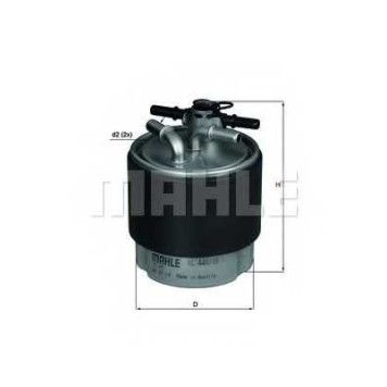 Фильтр топливный MAHLE ORIGINAL 70513868 / KL 440/18