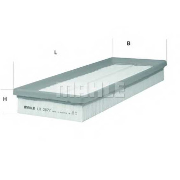 MAHLE LX2877 - фильтр воздушный