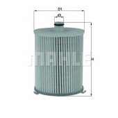 Фильтр топливный MAHLE ORIGINAL 70567766 / KX 245/4D