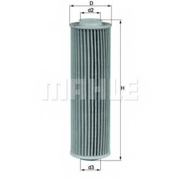 MAHLE OX1835D - фильтр масляный (картридж)