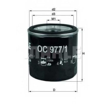 MAHLE OC9771 - фильтр масляный