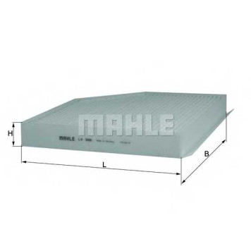 Фильтр салонный MAHLE ORIGINAL 70591297 / LA 386