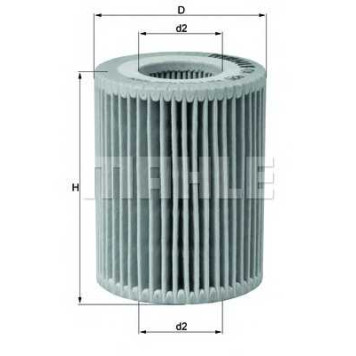 MAHLE OX825D - фильтр масляный