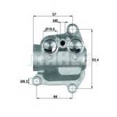 Термостат, масляное охлаждение MAHLE ORIGINAL TO 12 100