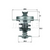 Термостат охлаждающей жидкости MAHLE ORIGINAL TX 67 83D