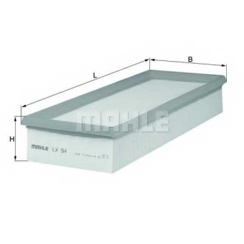 Фильтр воздушный MAHLE ORIGINAL 72010353 / LX 54