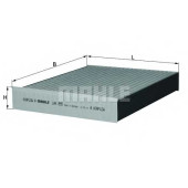 MAHLE LAK855 - фильтр салона (угольный)
