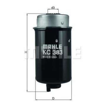 Фильтр топливный MAHLE ORIGINAL 72343263 / KC 383