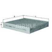 Фильтр салонный MAHLE ORIGINAL 72347816 / LAK 923