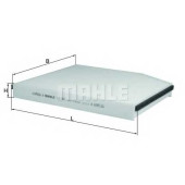 Фильтр салонный MAHLE ORIGINAL 72361692 / LA 947