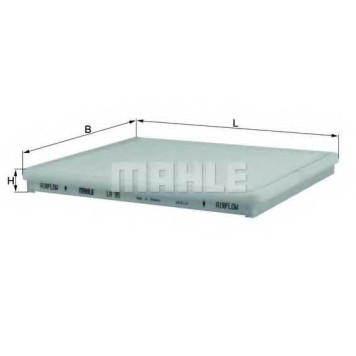 Фильтр салонный MAHLE ORIGINAL 76418537 / LA 95