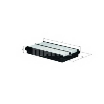 Фильтр воздушный MAHLE ORIGINAL 76528814 / LX 1075