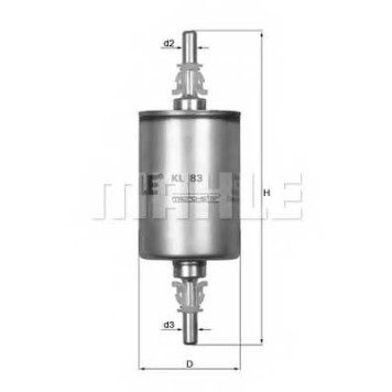 MAHLE KL83 - фильтр топливный