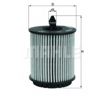 MAHLE OX258D - фильтр масляный