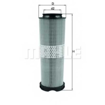 MAHLE LX1020 - фильтр воздушный