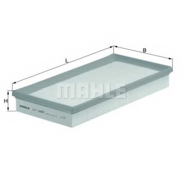 Фильтр воздушный MAHLE ORIGINAL 76629968 / LX 1455