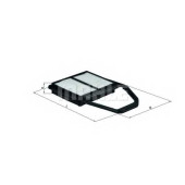 MAHLE LX1562 - фильтр воздушный