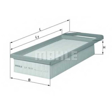 Фильтр воздушный MAHLE ORIGINAL 76693584 / LX 1619