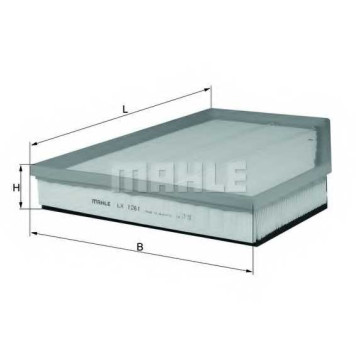 Фильтр воздушный MAHLE ORIGINAL 76817373 / LX 1261