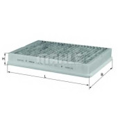 Фильтр салонный MAHLE ORIGINAL 76888093 / LAK 79