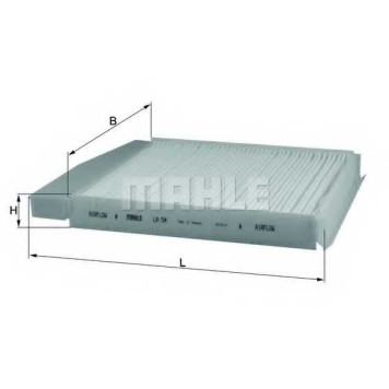 MAHLE LA54 - фильтр салона