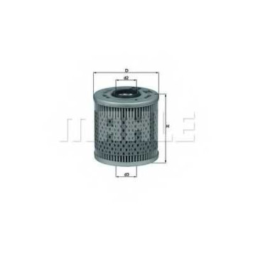 MAHLE OX91D - фильтр масляный