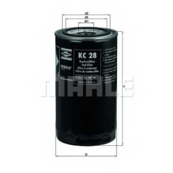 MAHLE KC28 - фильтр топливный