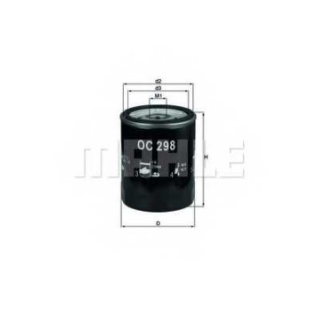 Фильтр масляный MAHLE ORIGINAL 78435141 / OC 298