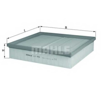 MAHLE LX946 - фильтр воздушный