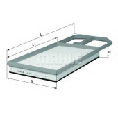 Фильтр воздушный MAHLE ORIGINAL 78502072 / LX 954