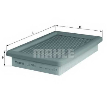 Фильтр воздушный MAHLE ORIGINAL 78728321 / LX 534