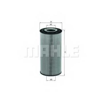 MAHLE OX1231D - фильтр масляный