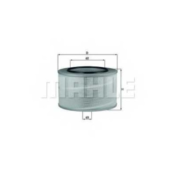 Фильтр воздушный MAHLE ORIGINAL 79622408 / LX 507