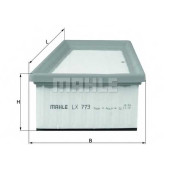 MAHLE LX773 - фильтр воздушный