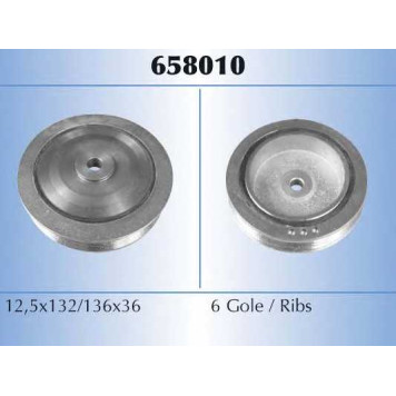 Ременный шкив коленвала MALO 658010