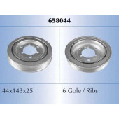 Ременный шкив коленвала MALO 658044