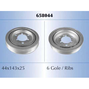 Ременный шкив коленвала MALO 658044