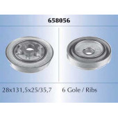 Ременный шкив коленвала MALO 658056