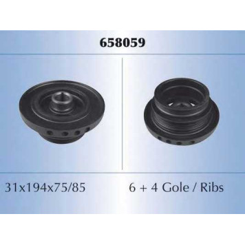 Ременный шкив коленвала MALO 658059