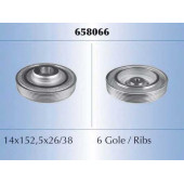 Ременный шкив коленвала MALO 658066