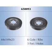 Ременный шкив коленвала MALO 658093