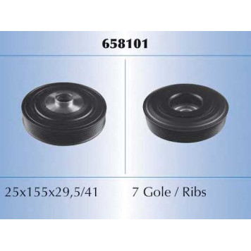 Ременный шкив коленвала MALO 658101