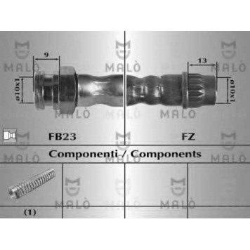 Тормозной шланг MALO 80004