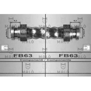 Тормозной шланг MALO 80040