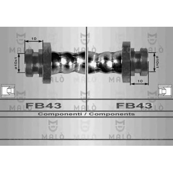Тормозной шланг MALO 80058