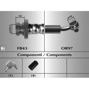 Тормозной шланг MALO 80088