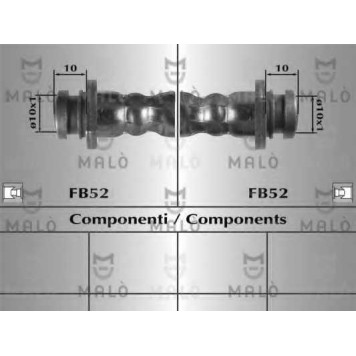 Тормозной шланг MALO 80121