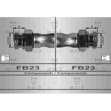 Тормозной шланг MALO 80187