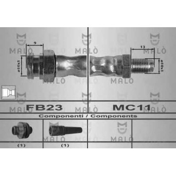 Тормозной шланг MALO 80188