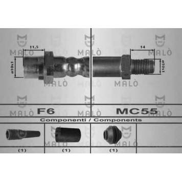 Тормозной шланг MALO 80281